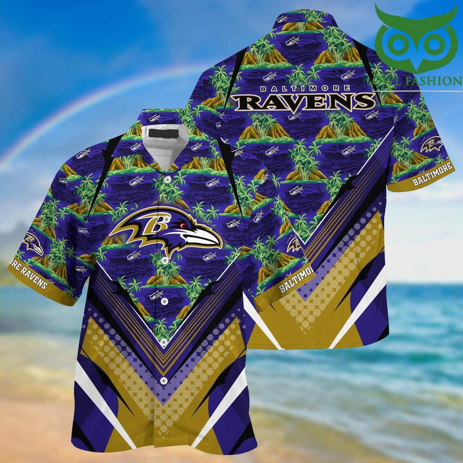 65 Baltimore Ravens Tropical Summer Hawaiian Shirt