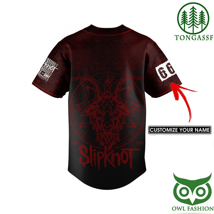 108 Custom Name Number Slipknot psychosocial baseball jersey shirt