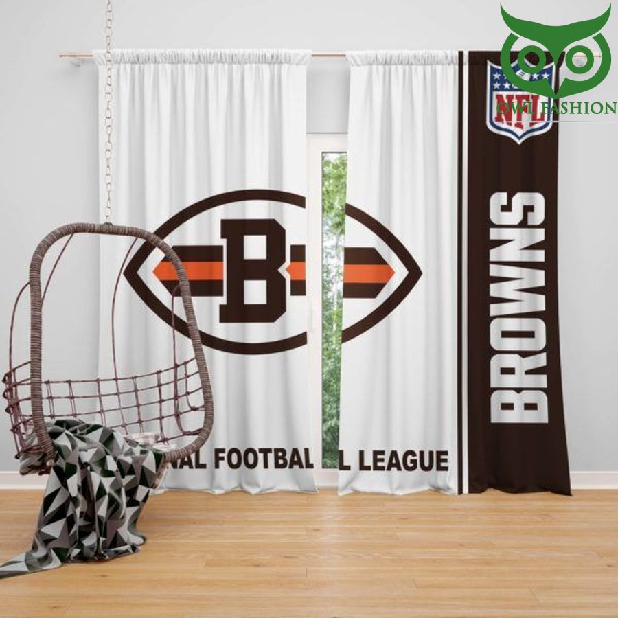 53 NFL Cleveland Browns waterproof house and room decoration shower window curtains
