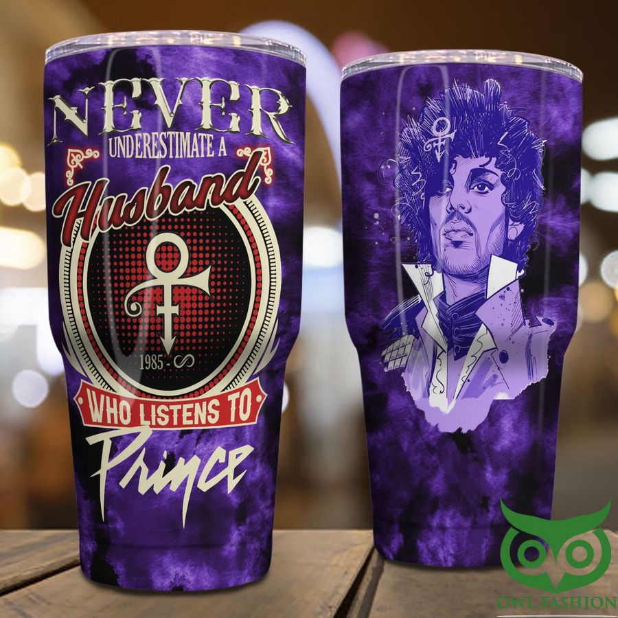 36 Personalized The Artist Prince Never Underestimate Husband Tumbler