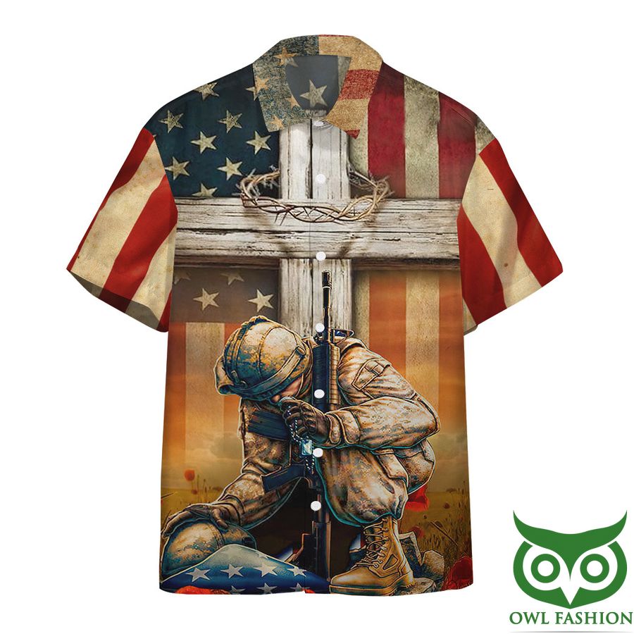 191 3D Memorial Day Lest We Forget Veteran Custom Hawaiian Shirt