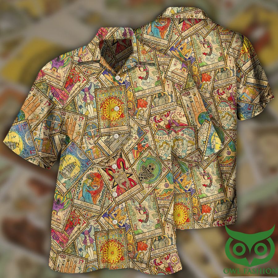 129 Tarot card vintage Hawaiian Shirt