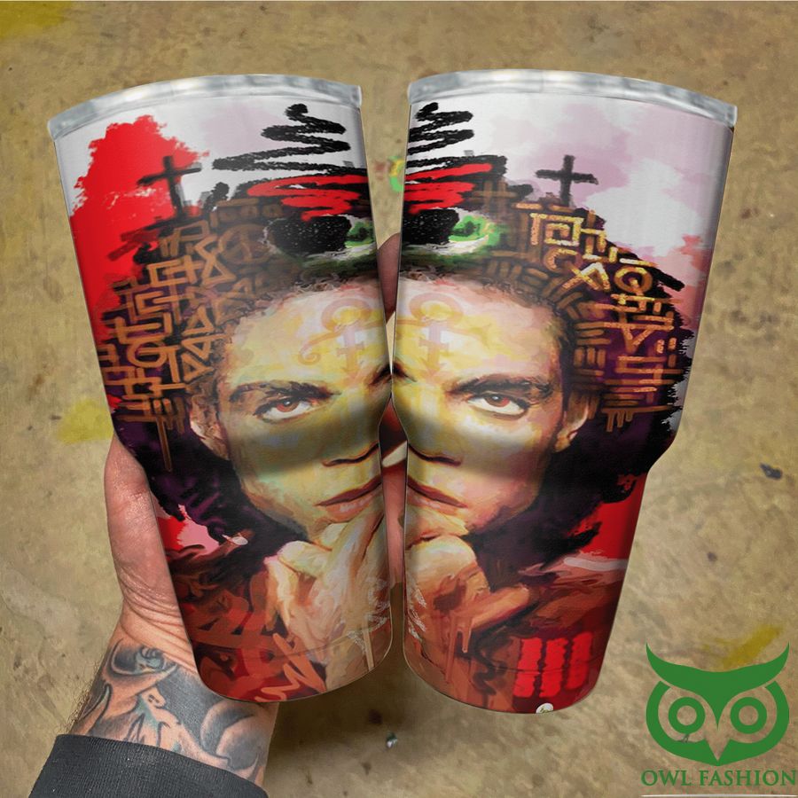 35 The Artist Prince Images Red Stainless Steel Tumbler