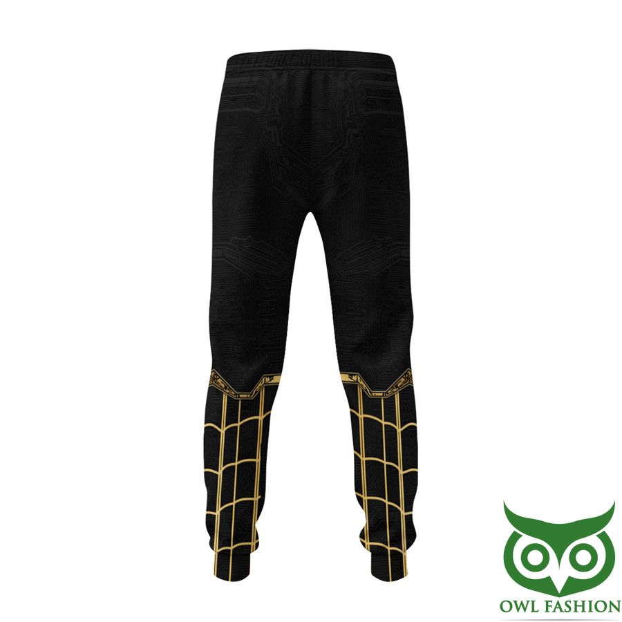 415 3D Marvel Spider No Way Home Black And Golden Suit Custom 3D Sweatpants
