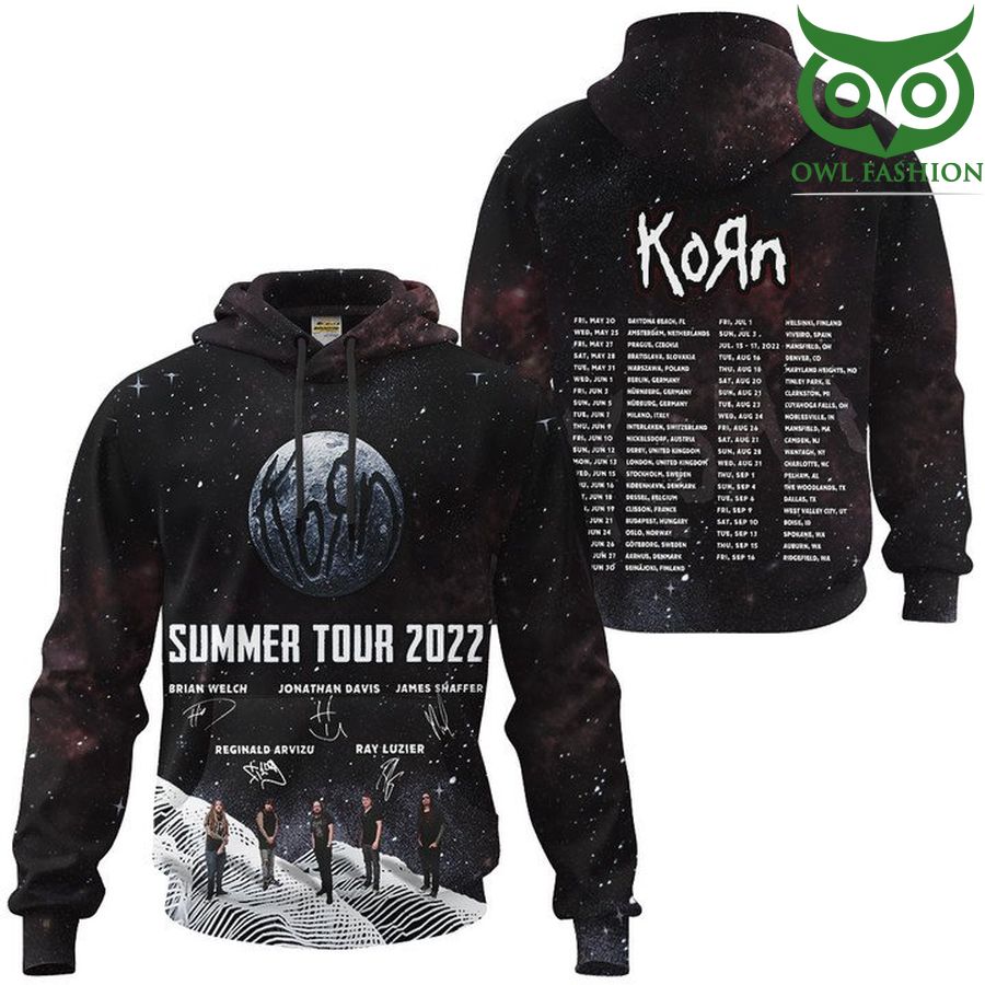 2 KORN Summer tour 2022 3D Shirt