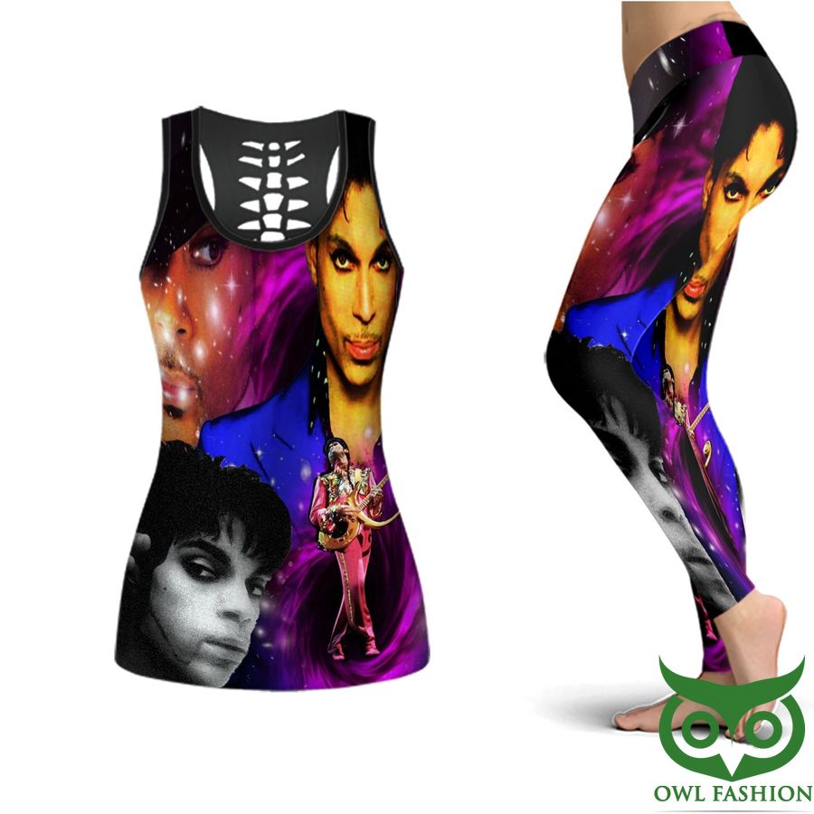 85 The Artist Prince Different Stages Performances Tank Top and Leggings