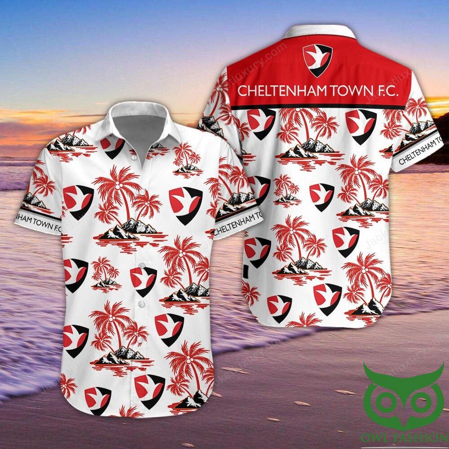 7 Cheltenham Town Button Up Hawaiian Shirt