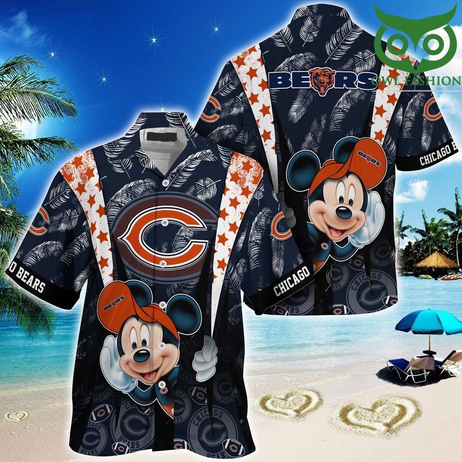 87 Chicago Bears Mickey Hawaiian Shirt