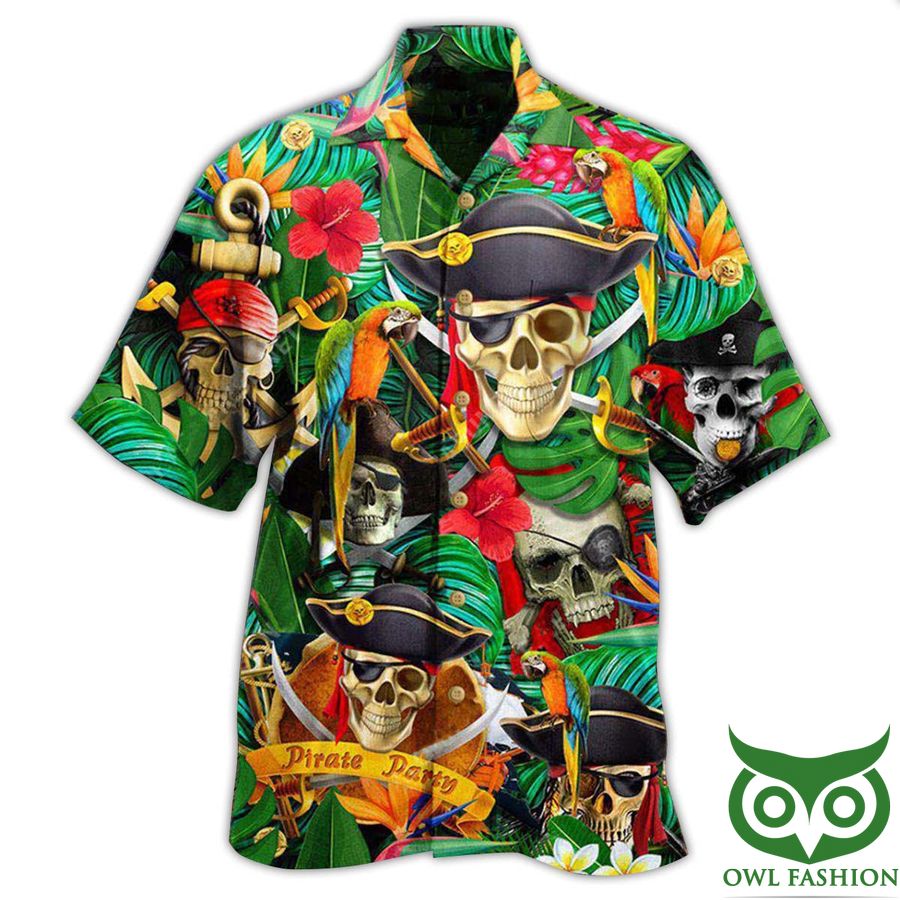 45 Skull Pirates Make Ledgends Edition Hawaiian Shirt