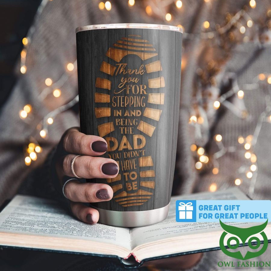 12 Personalized Thank You For Step Dad Bonus Dad Tumbler Cup