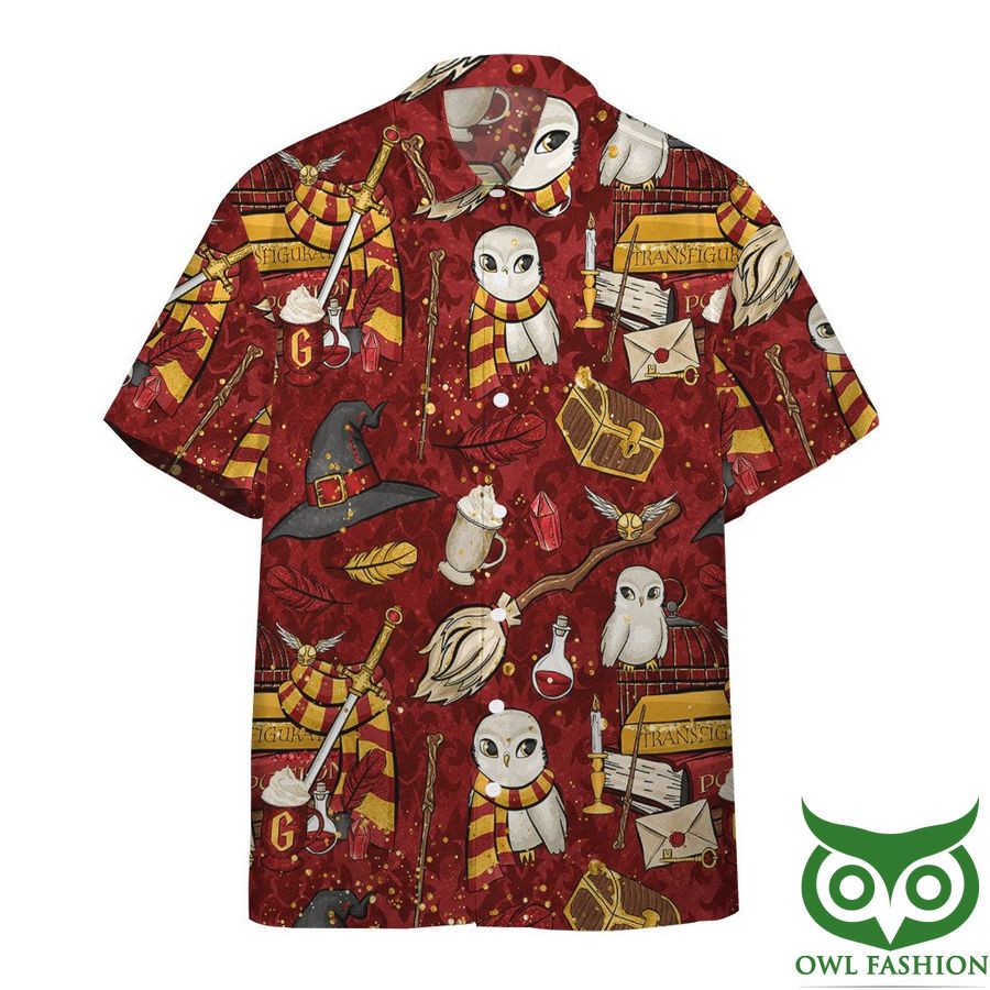 98 3D Harry Potter Gryffindor House Items Hawaiian Shirt