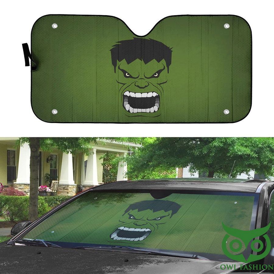 499 3D Hulk Custom Auto Car Sunshade