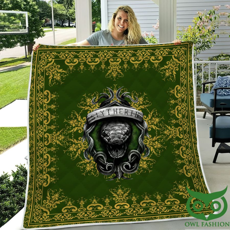 20 3D Harry Potter Slytherin Snake Green Quilt Blanket