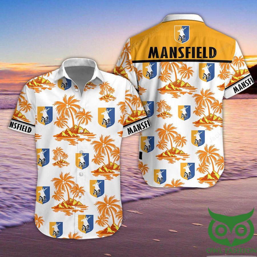57 Mansfield Town Button Up Shirt Hawaiian Shirt