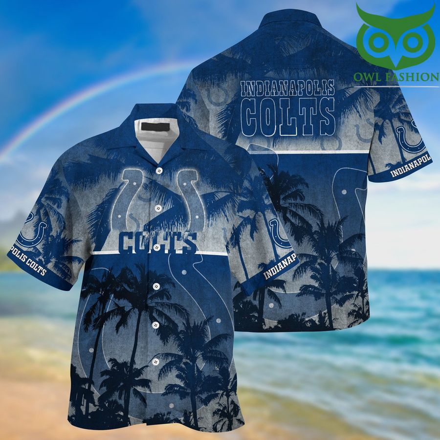133 Indianapolis Colts Hawaiian Shirt Summer Shirt