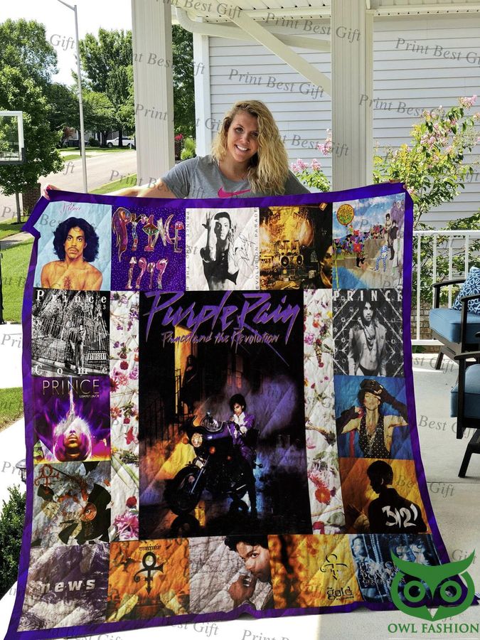 63 The Artist Prince Most Famous Singles Quilt Blanket