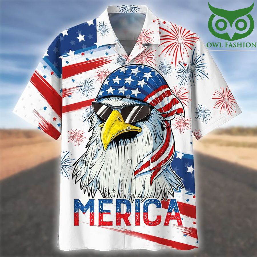 83 American Independence day swag eagle 3D shirt