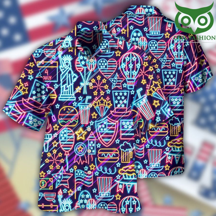8 Fourth of July independence day stunning Hawaiian Shirt