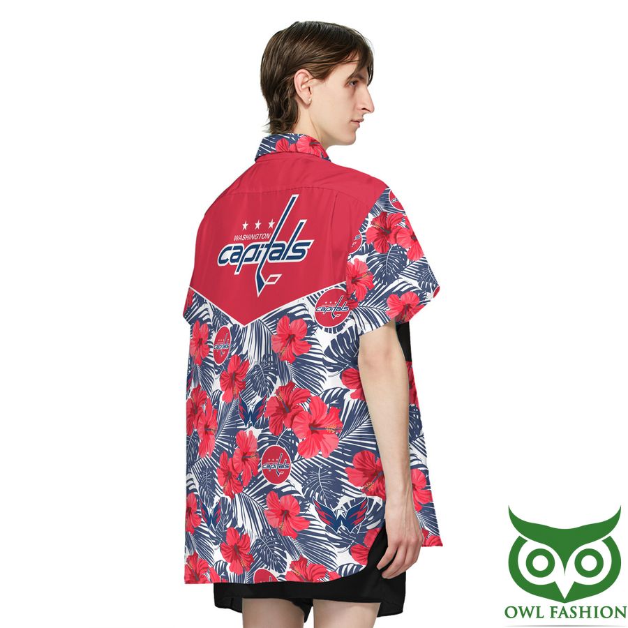3D NHL Washington Capitals Custom Hawaii Shirt - Owl Fashion Shop