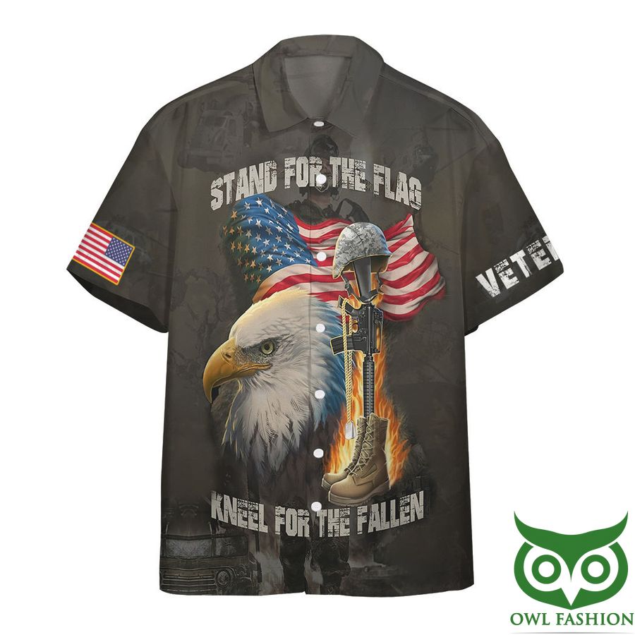 131 3D Stand For The Flag Custom Hawaii Shirt