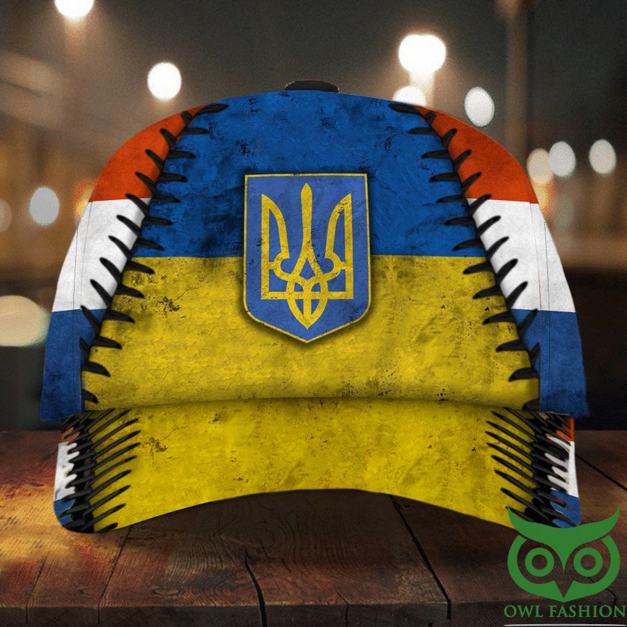 68 Trident Ukraine Classic Cap Old Vintage Netherlands Flag Merch Stop Ukraine War