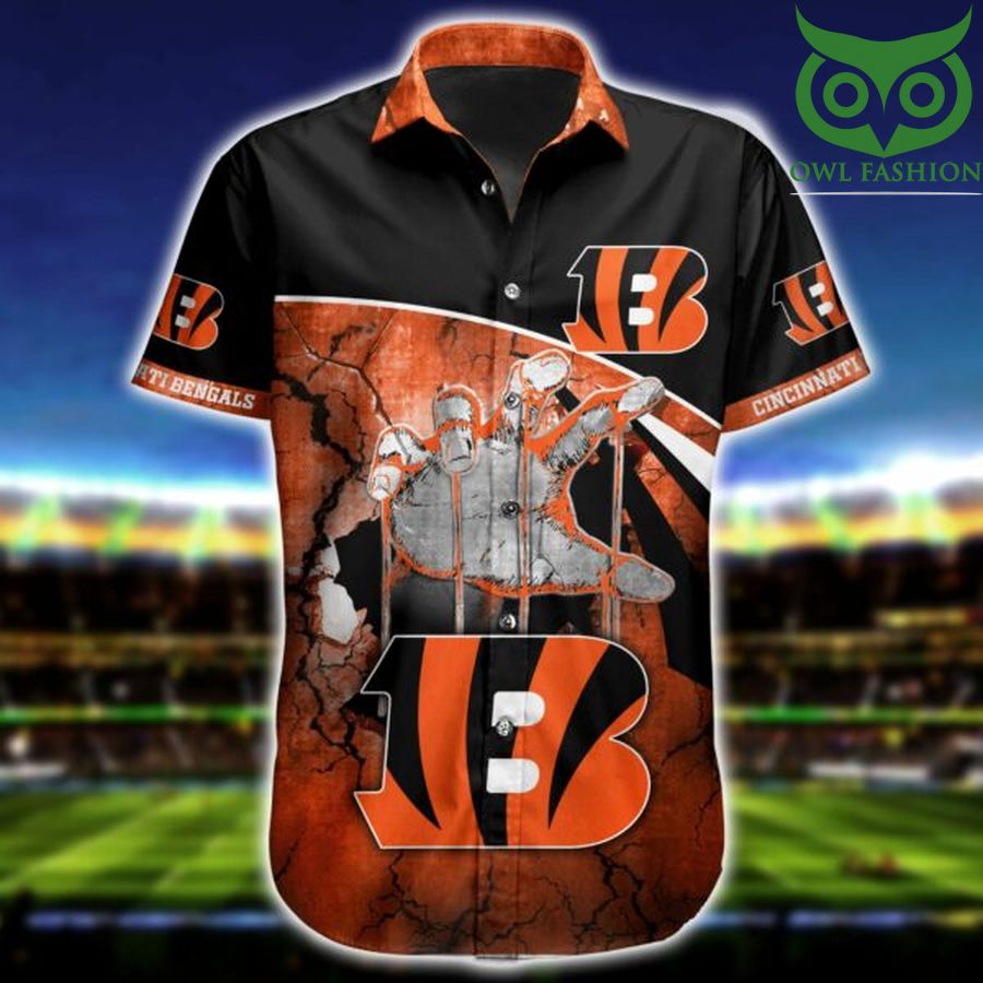 25 NFL Cincinnati Bengals hand Hawaiian Shirt