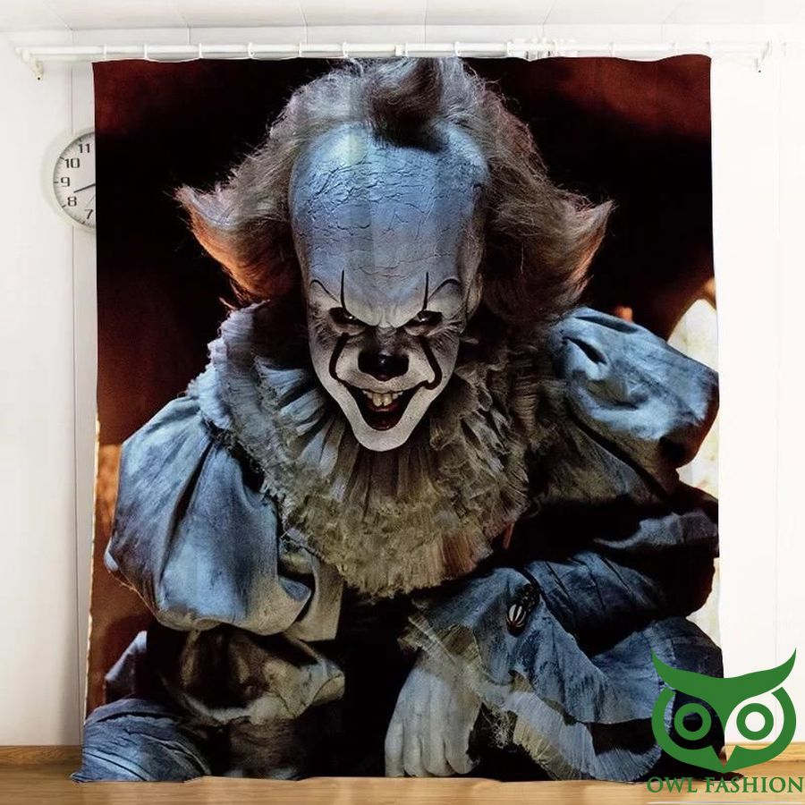50 Smiley Pennywise 3D Printed Window Curtain