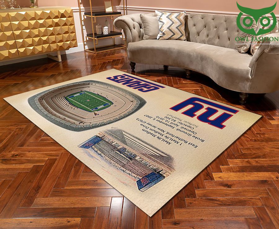 428 Fan Design New York Giants Stadium 3D View Area Rug