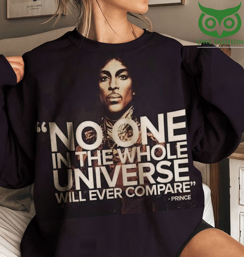 60 The Artist Prince No one in the whole universe Unisex All Over Print Cotton Sweatshirt