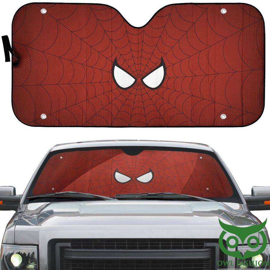 504 3D Spider Man Custom Auto Car Sunshade