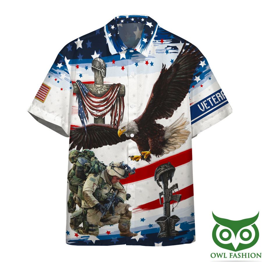 156 3D US Memorial Day Custom Hawaii Shirt