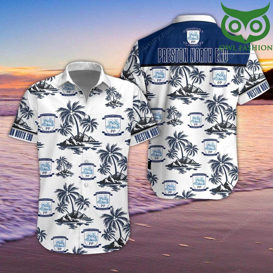 10 EFL Championship Preston North End F.C Hawaiian Shirt Summer Shirt