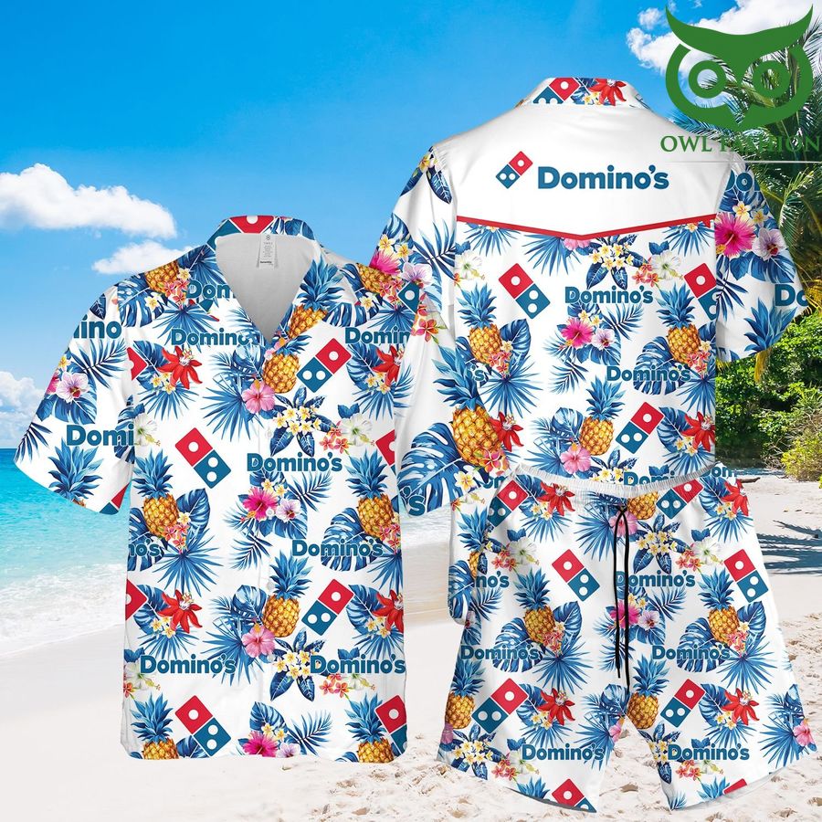 41 Dominos Hawaiian Fast Food Fans summer Shirts Shorts