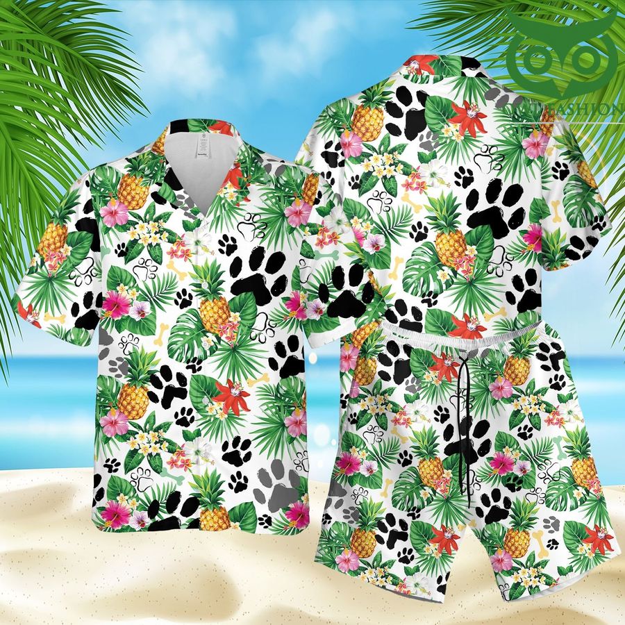25 Dog Lovers 3D Hawaii Shirts Shorts summer