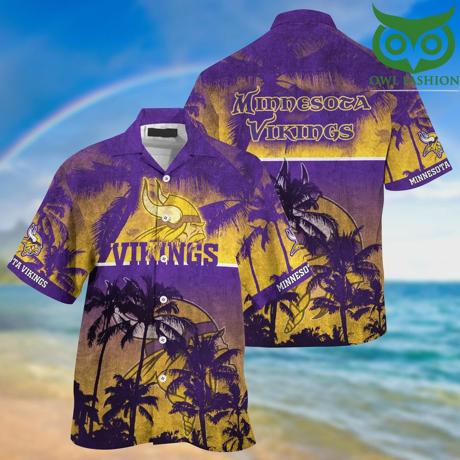 169 Minnesota Vikings Hawaiian Shirt Summer Shirt