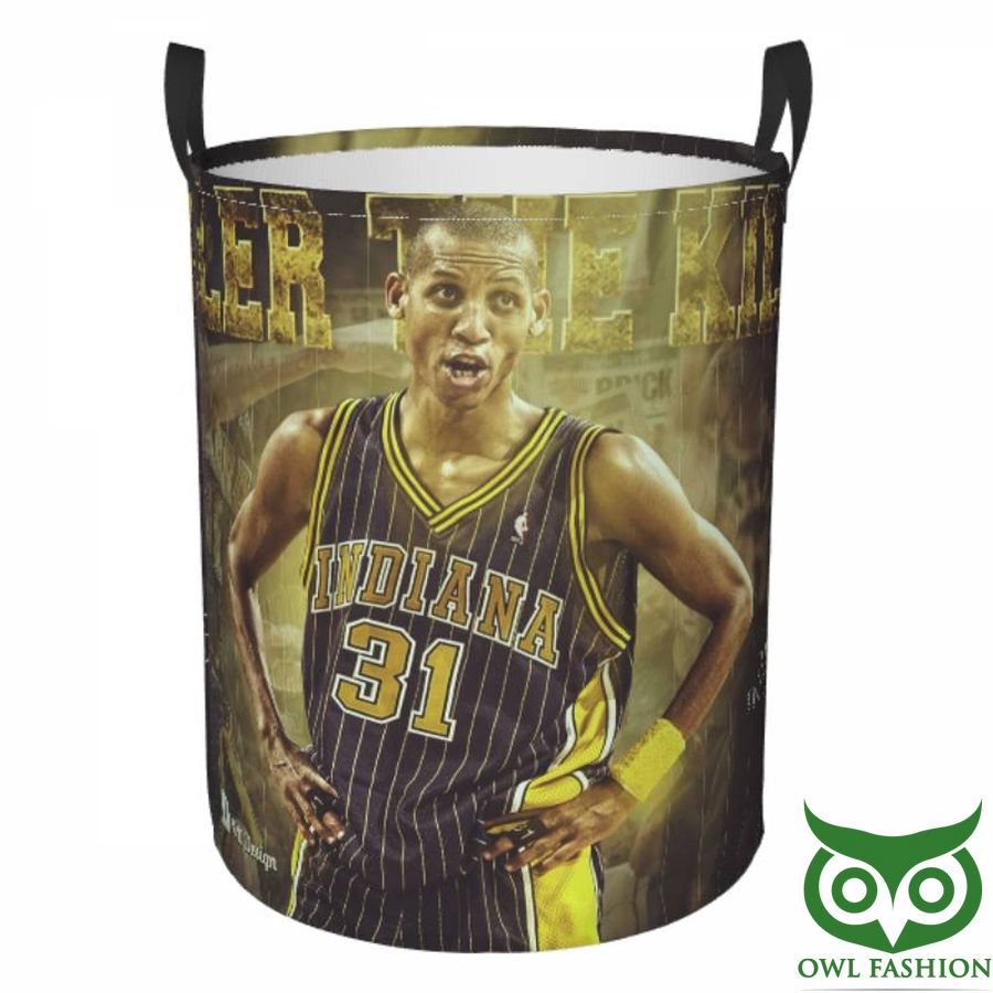 26 Indiana Pacers Circular Hamper Yellow Player Laundry Basket