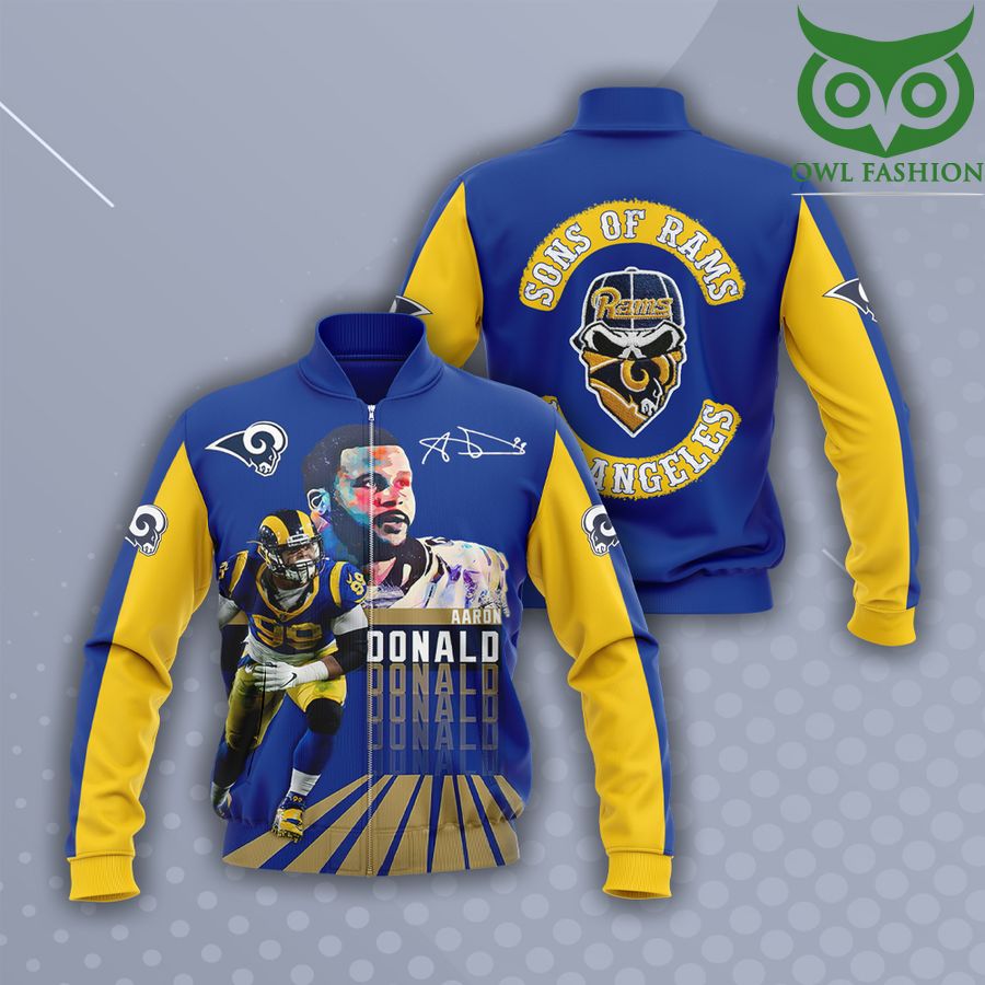 17 Son of Rams Aaron Donald Limited Edition 3D Full Printing Bomber Jacket