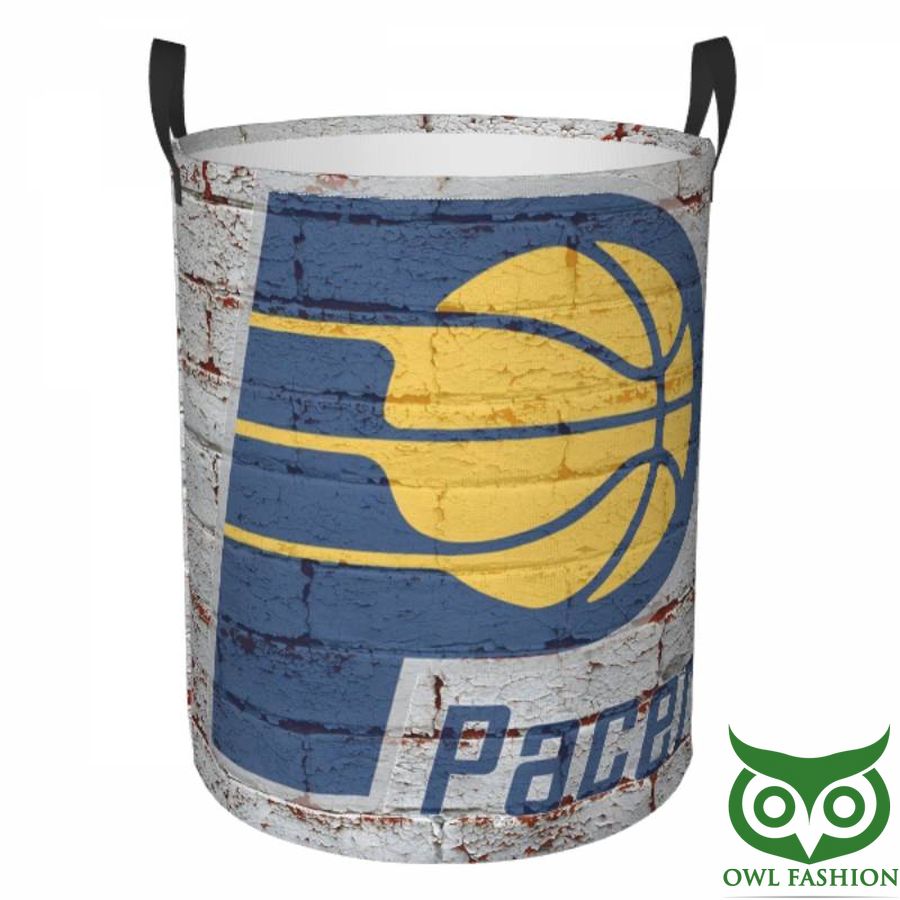 13 NBA Indiana Pacers Circular Hamper Brick Style Laundry Basket