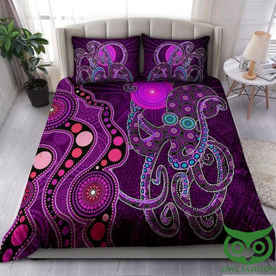 140 Aboriginal Art Octopus Quilt Bedding Set