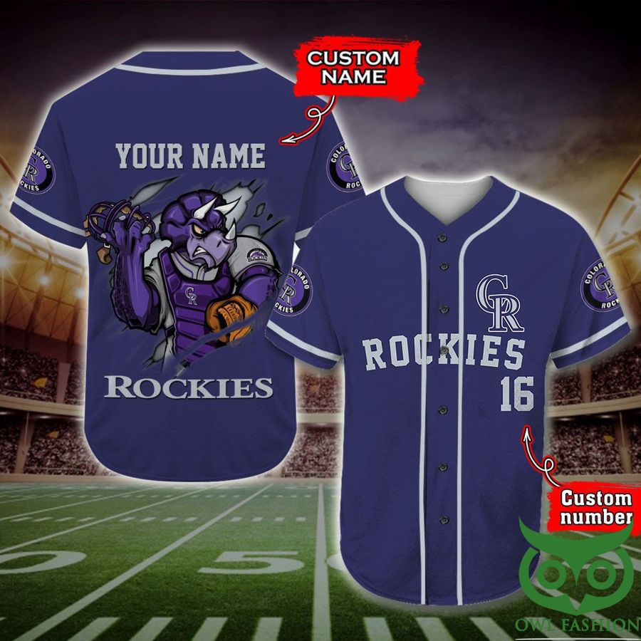 6 Colorado Rockies Baseball Jersey MLB Custom Name Number