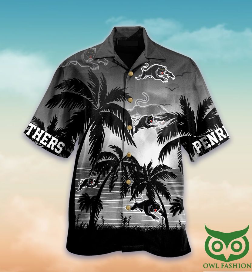 42 Penrith Panthers Sunset Hawaiian Shirt