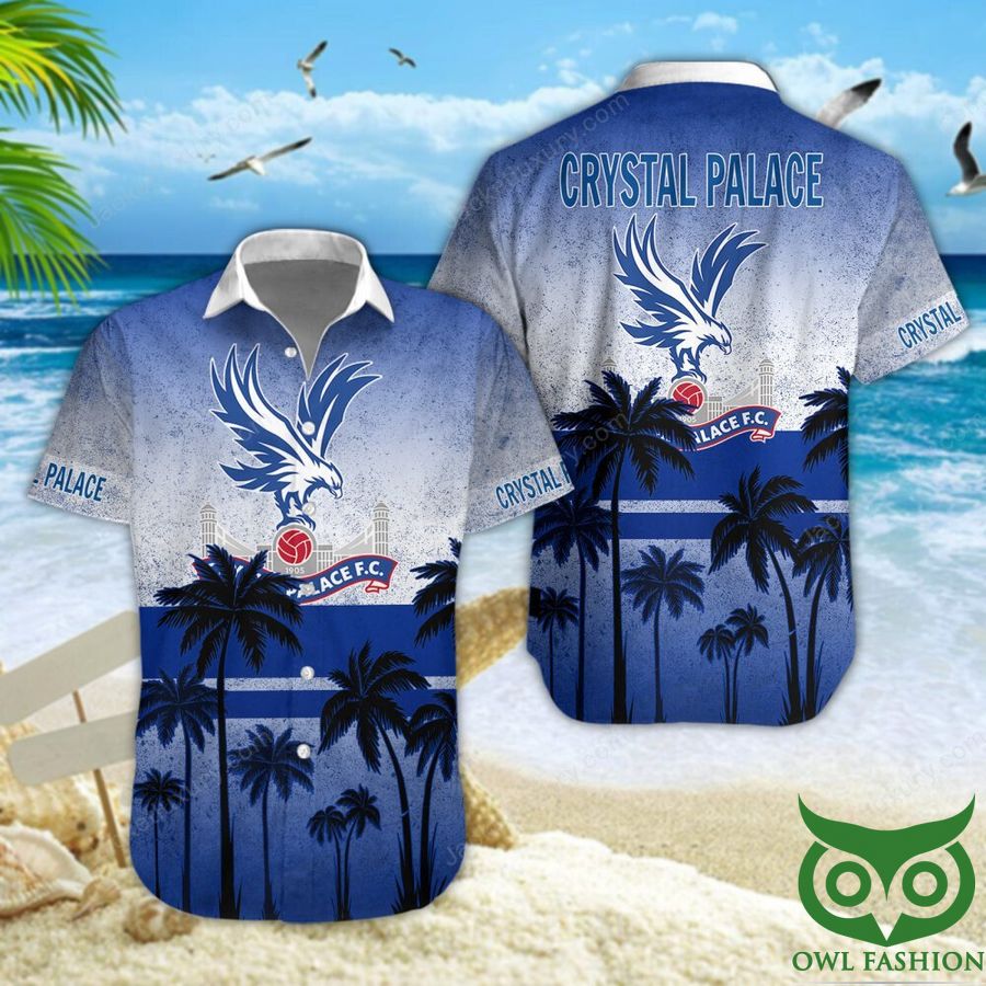 Crystal Palace Logo Coconut Blue 3D Shirt