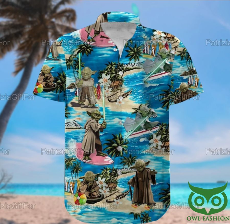 Star Wars Baby Yoda Summer Shirt Hawaiian Shirt