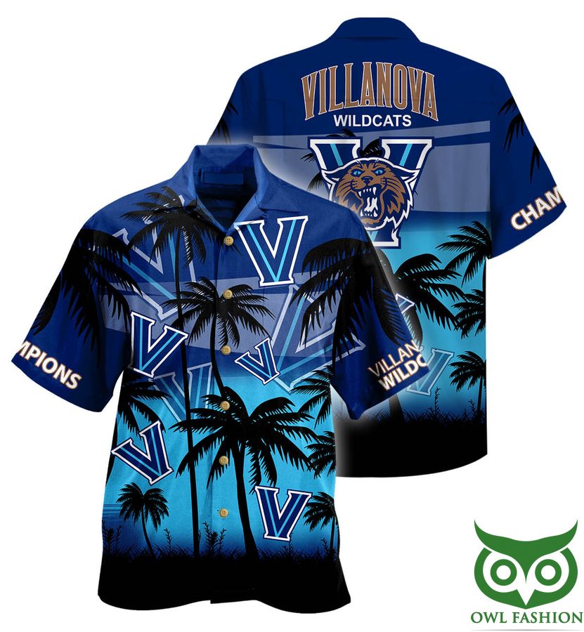 Villanova Wildcats NCAA Logo Hawaiian Shirt Shorts