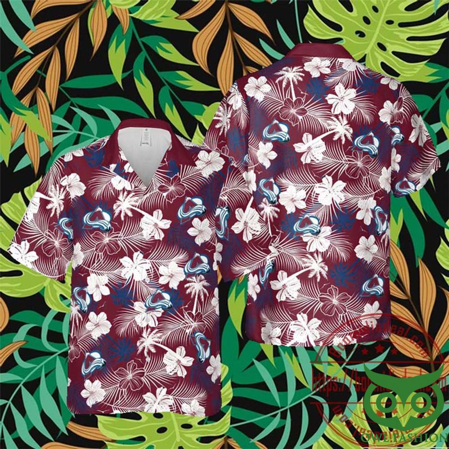 Colorado Avalanche Summer Gift For Father Day Hawaiian Shirt