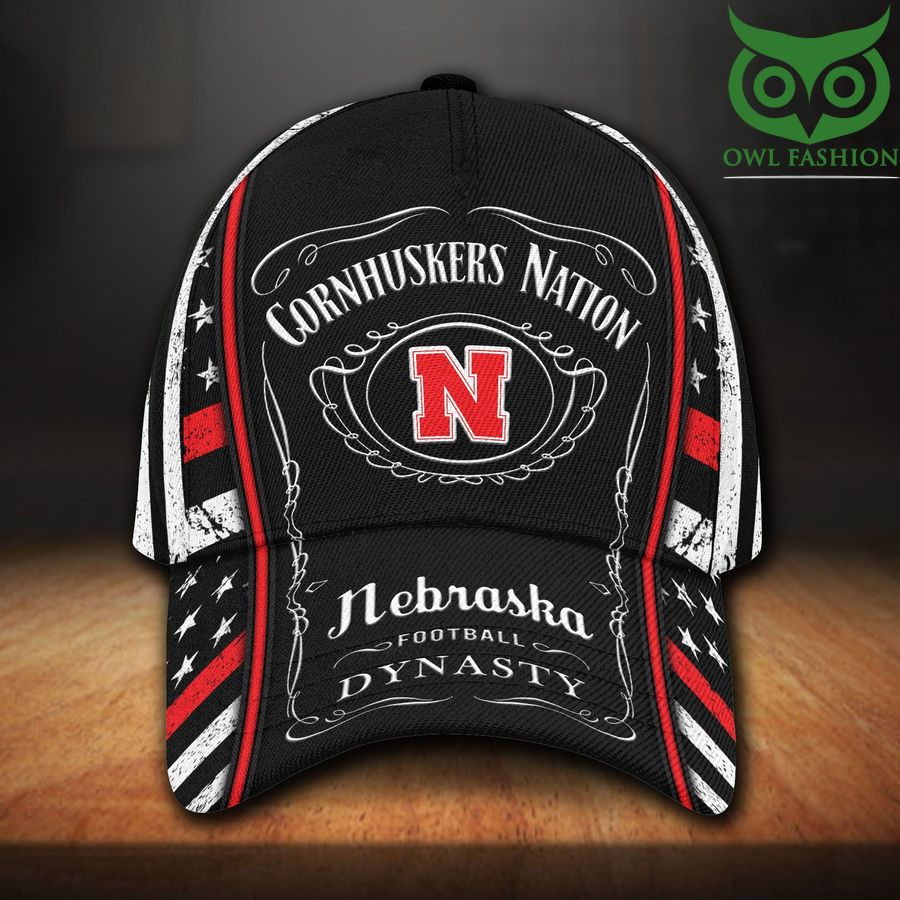 Nebraska Cornhuskers NCAA and Jack Daniel 3D Cap 