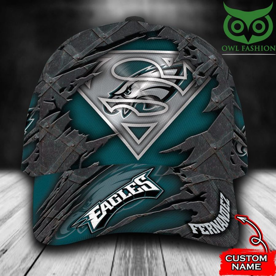 Philadelphia Eagles Classic Cap Superman NFL Custom name
