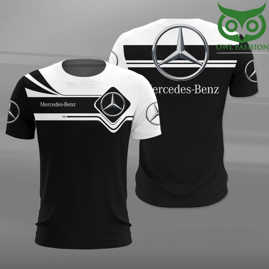 Mercedes Benz signature colors logo luxury 3D Shirt full printed