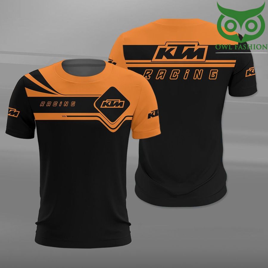 KTM signature colors logo luxury 3D Shirt full printed