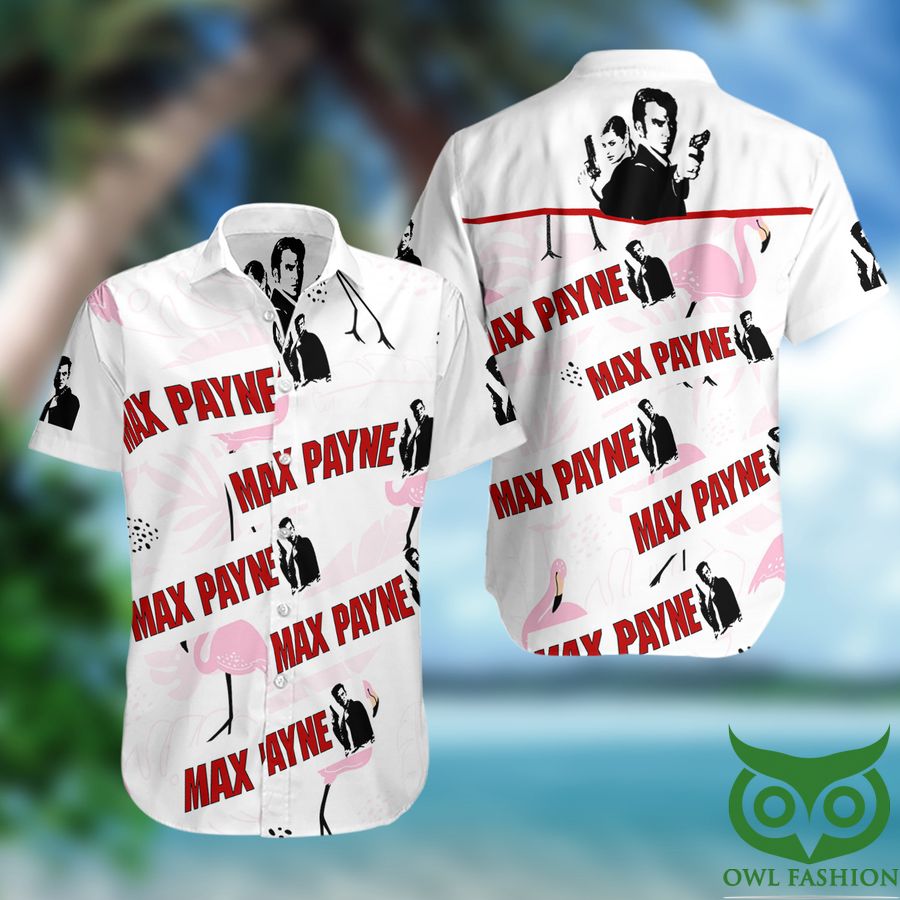 Max Payne Flamingo Hawaiian Shirt